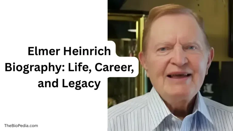 This is the featured image for the article on Elmer Heinrich Biography Life, Career, and Legacy