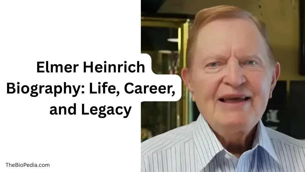 This is the featured image for the article on Elmer Heinrich Biography Life, Career, and Legacy