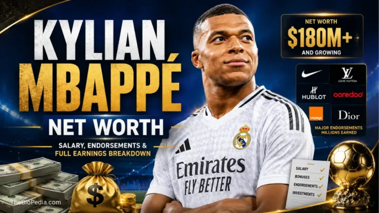 Kylian Mbappé net worth featuring salary, endorsements, earnings, wealth and Real Madrid career