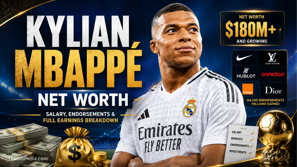 Kylian Mbappé net worth featuring salary, endorsements, earnings, wealth and Real Madrid career